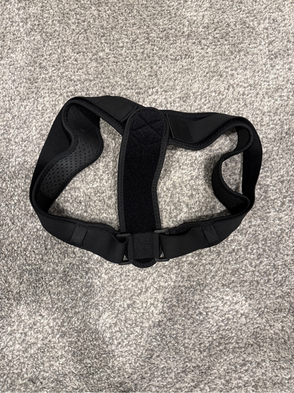 Adjustable Black Posture Corrector Shoulder Support